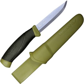 Couteau de survie mora companion vert o