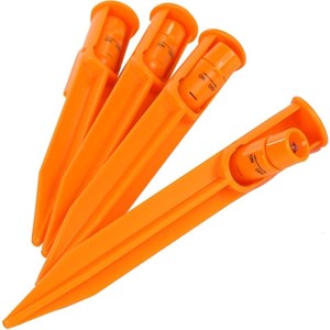 4 piquets de tente regatta lumineux 150mm led pegs