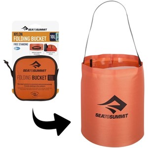 Seau pliable sea to summit folding bucket 10l