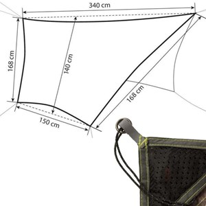 Tarp de hamac amazonas traveller tarp f