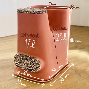 Lombricomposteur transfarmers métalchoco