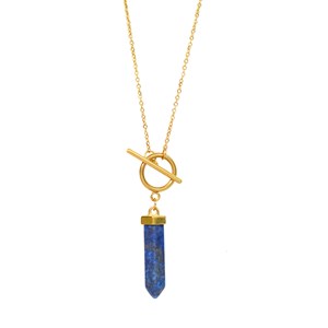 Collier pendule lapis-lazuli
