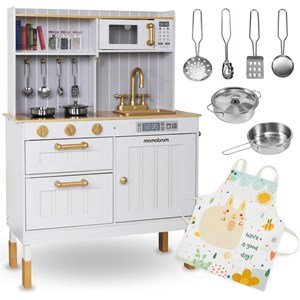 Cuisine enfant bois équipée +accessoires