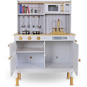 Cuisine enfant bois équipée +accessoires