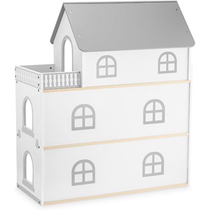 Maison de poupée bois avec accessoires