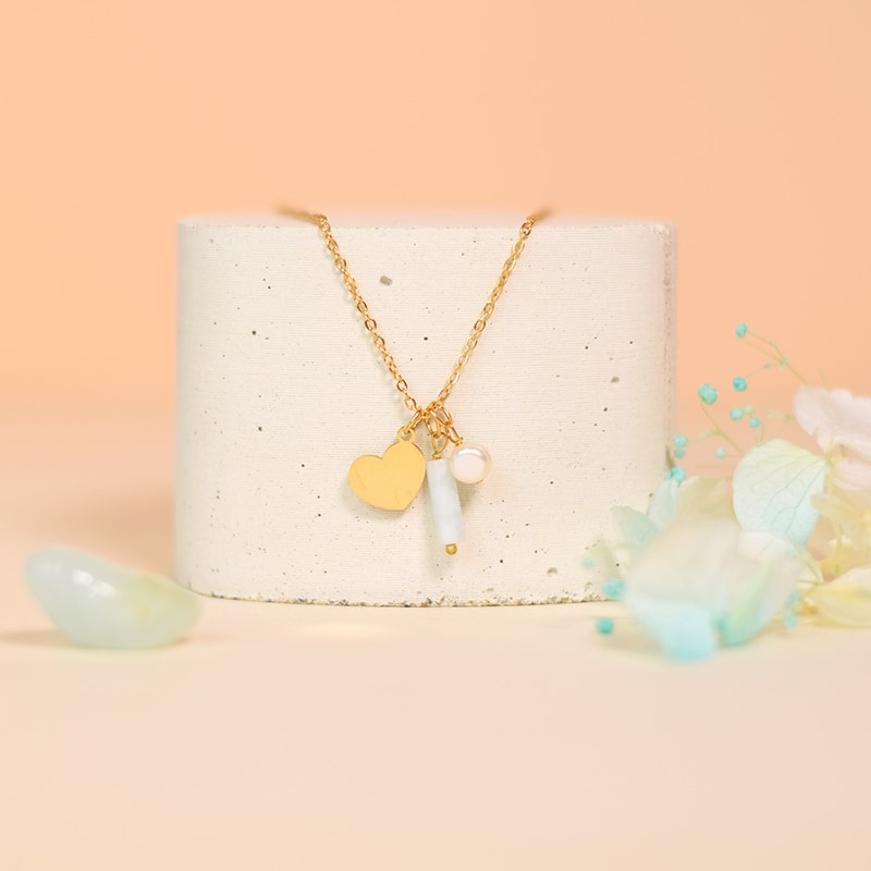 Collier pierre de naissance mars