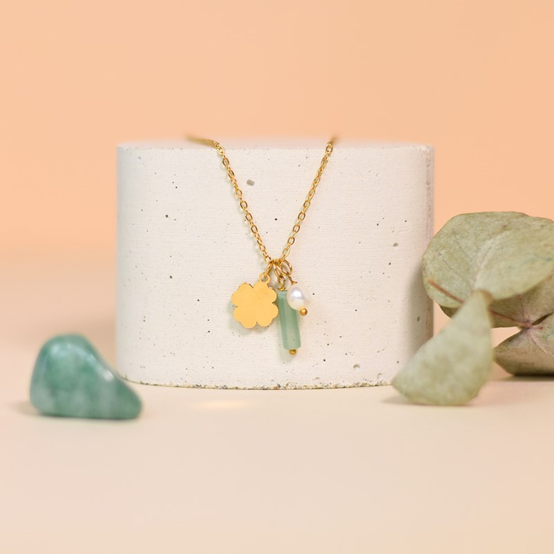 Collier pierre de naissance mai