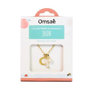 Collier pierre de naissance juin