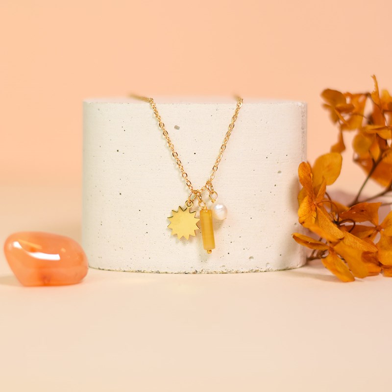 Collier pierre de naissance juillet