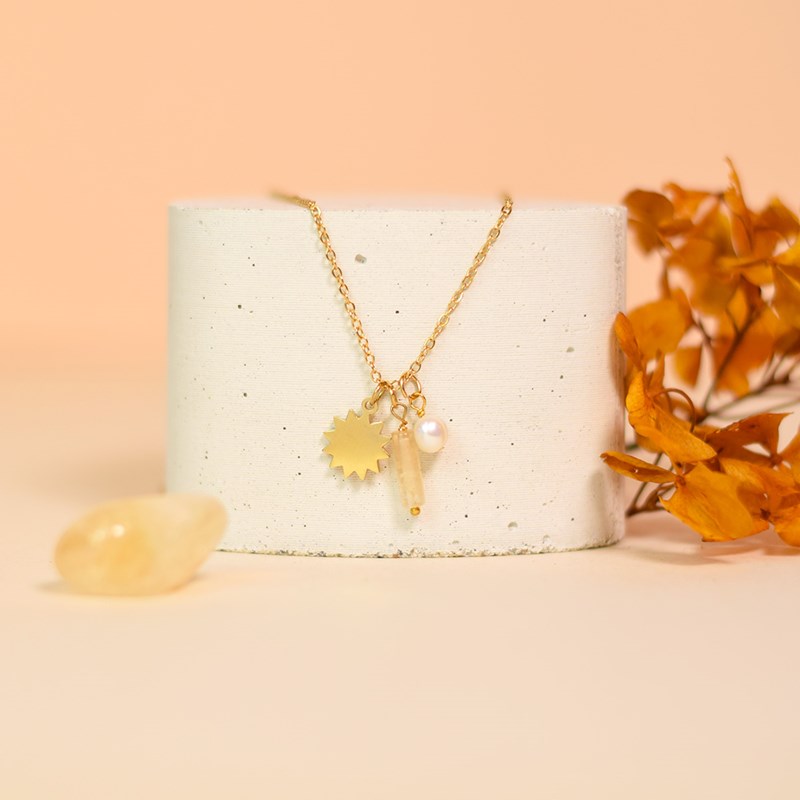 Collier pierre de naissance novembre