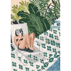 Peinture à numéros sur toile ten