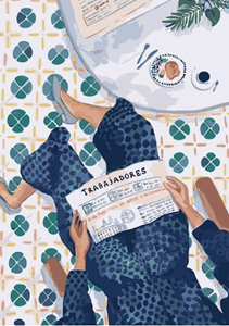 Peinture à numéros sur toile ten