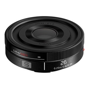 Panasonic objectif lumix s 26mm f8 pancake