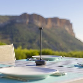 Lampe de table sans fil led ruby black