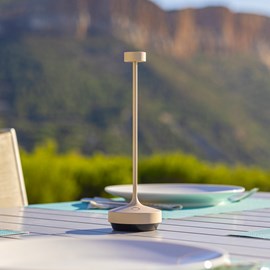 Lampe de table sans fil led crème ruby