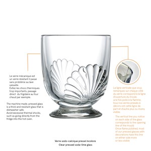 Lot de 6 verres à eau, belle-ile