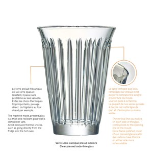 Lot de 6 long drinks zinc