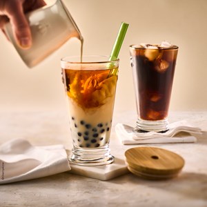 Set bubble tea, abeille