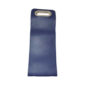 Etui porte-bouteille en simili cuir*  bl