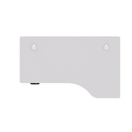 Plateau de bureau en bois droitier  blan