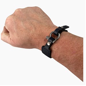 Bracelet manille homme anti-ondes  bleu