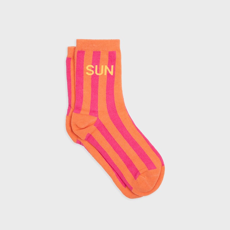 Chaussettes rayées femme sun