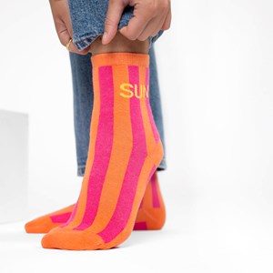 Chaussettes rayées femme sun