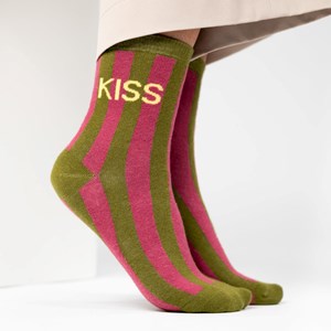 Chaussettes rayées femme kiss