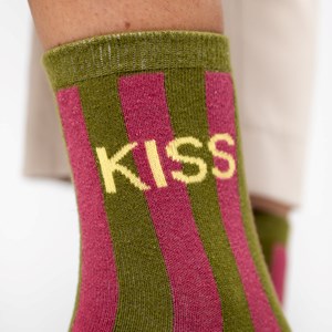 Chaussettes rayées femme kiss