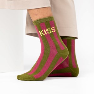 Chaussettes rayées femme kiss