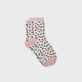 Chaussettes léopard blanc
