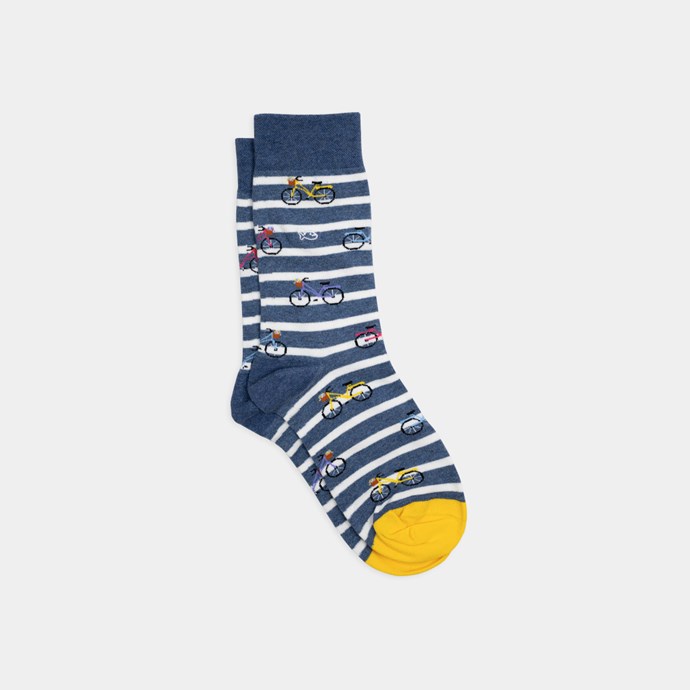 Chaussettes à motifs vélo