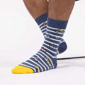 Chaussettes à motifs vélo