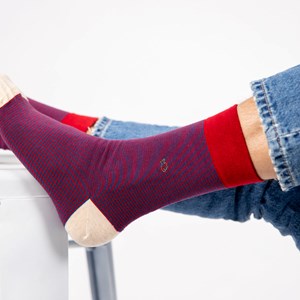 Chaussettes rayées urbaine