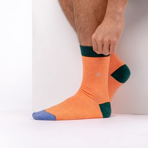Chaussettes rayées audacieuse