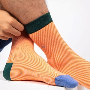 Chaussettes rayées audacieuse