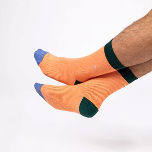 Chaussettes rayées audacieuse