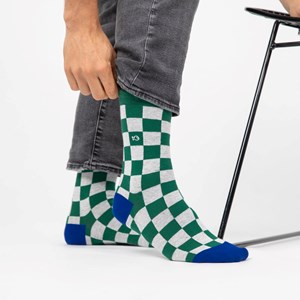 Chaussettes carreaux silverstone