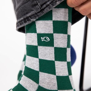Chaussettes carreaux silverstone