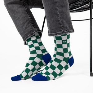 Chaussettes carreaux silverstone