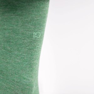 Chaussettes en bambou vert clair chiné