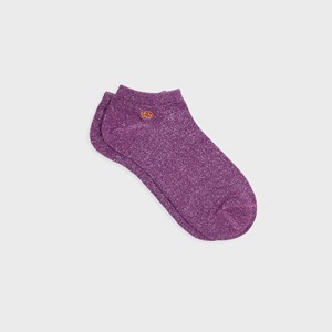 Scoquettes pailletées unies violet