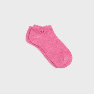Scoquettes pailletées unies rose