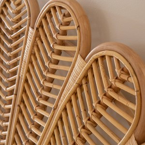Tête de lit en rotin naturel rattan