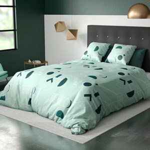 Housse de couette 260x240 + 2 taies