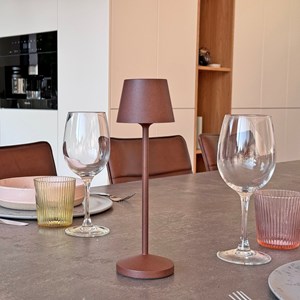 9 lampes avec plateau de recharge emily