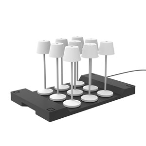 9 lampes avec plateau de recharge emily