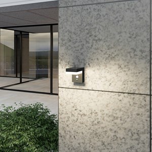 Applique murale solaire noir cenova