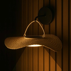 Applique murale solaire beige coralia