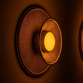 Applique murale sans fil beige dalia